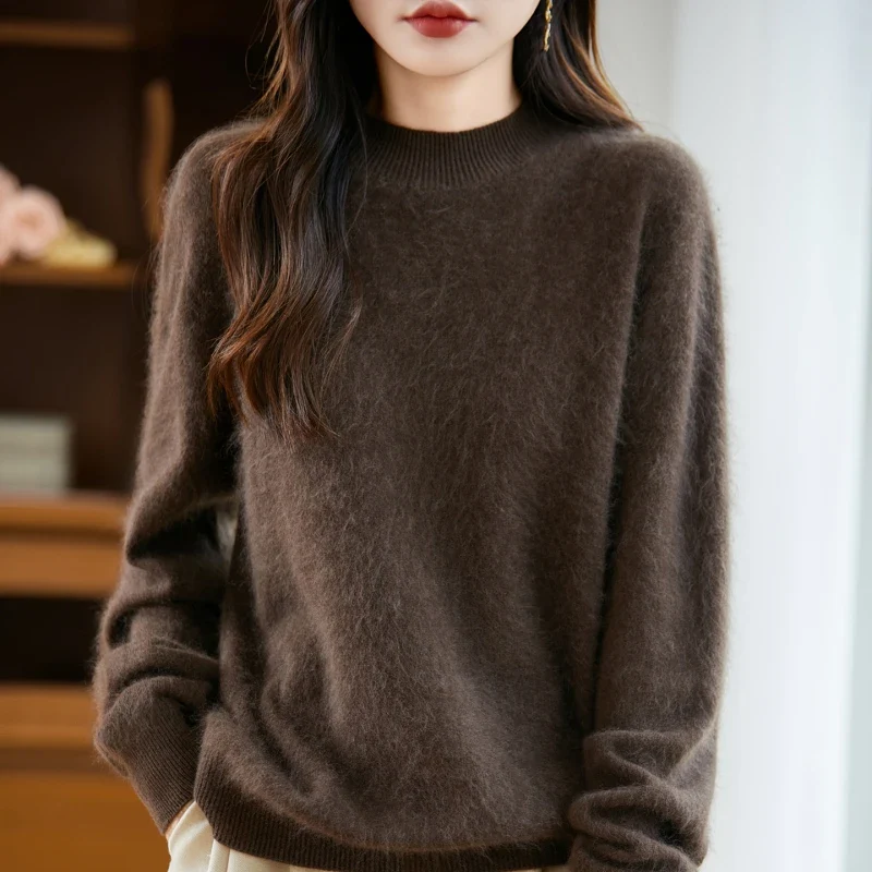 Arabelle Cashmere Wool High-Neck Sweater - Image 5