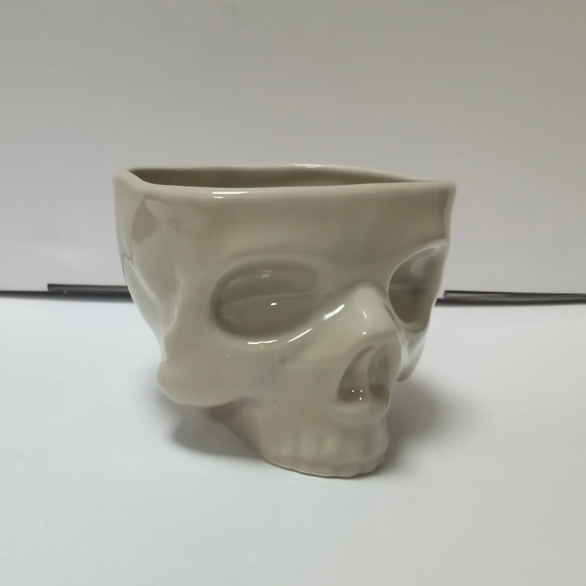Ceramic Skull Candy Bowl - Image 11