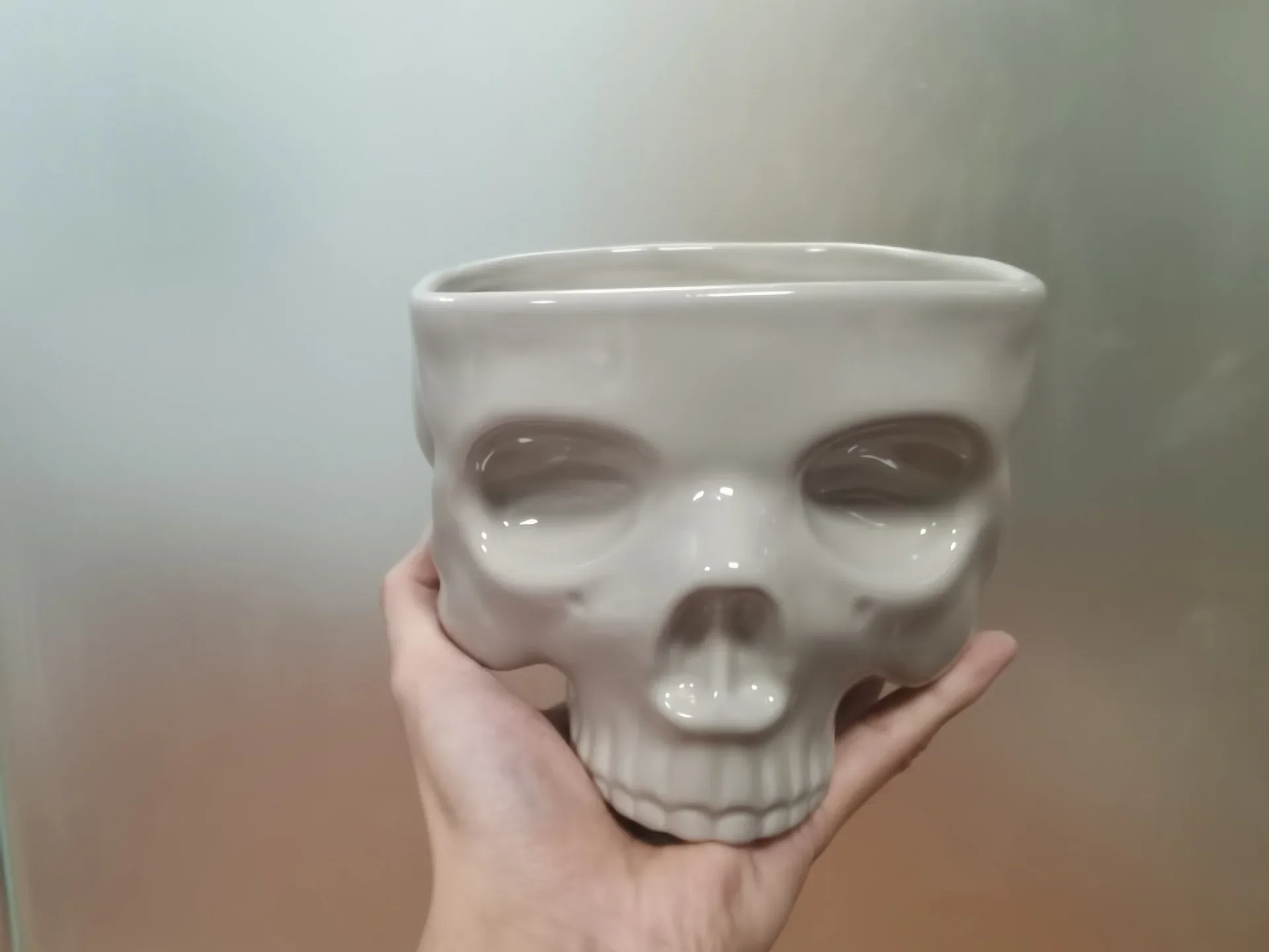 Ceramic Skull Candy Bowl - Image 8