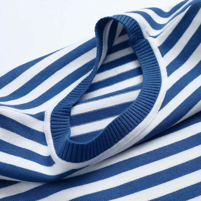 Elara Striped Cotton Long Sleeve Shirt - Image 5
