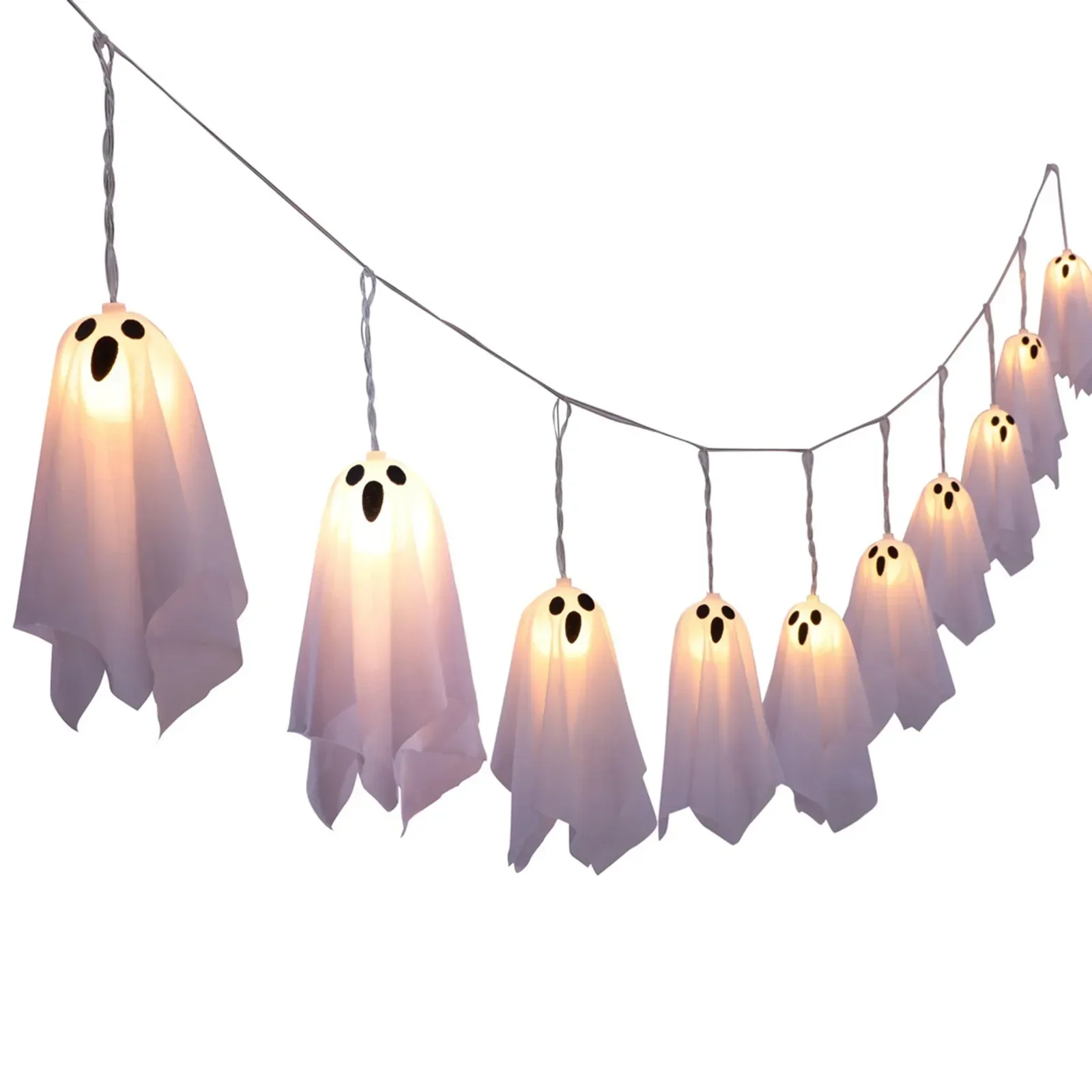 Ghost LED String Lights – 8 Mode Waterproof Hanging Garland - Image 16