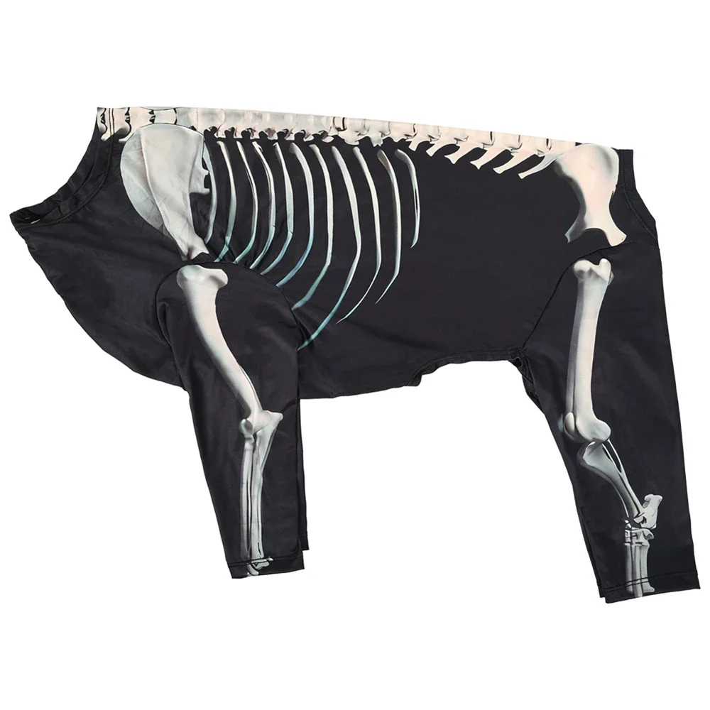 Large Dog Skeleton Bodysuit Costume - Image 9